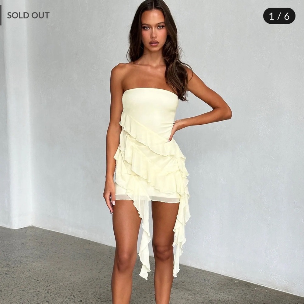 Tiger mist Sadia dress butter